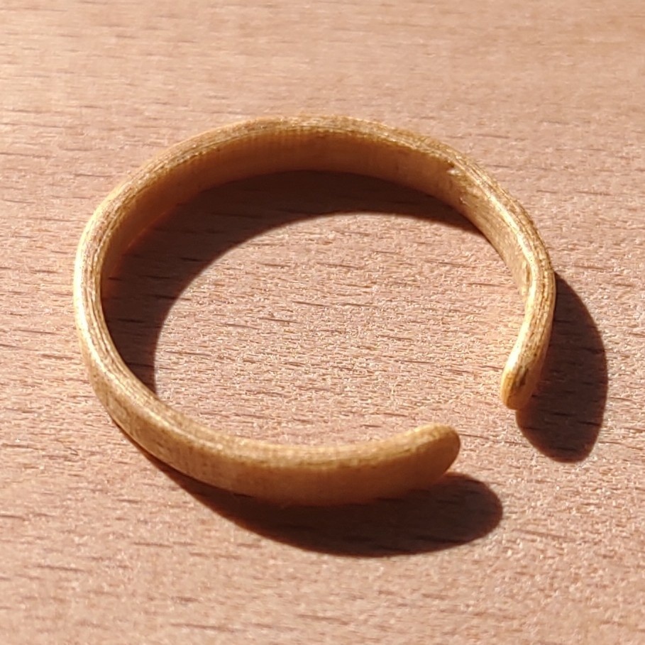 栃リング　フレキシブル(日本 約8号 / US size:~5.0)  指輪
