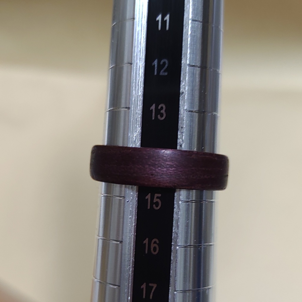 パープルハートリング(日本 約14.5号 / US size:~8.0) 指輪