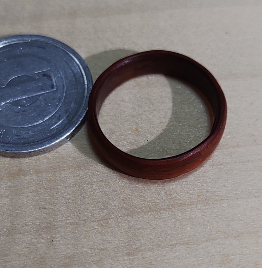 花梨リング 濃色(日本 約9号 / US size:~5.5)  指輪