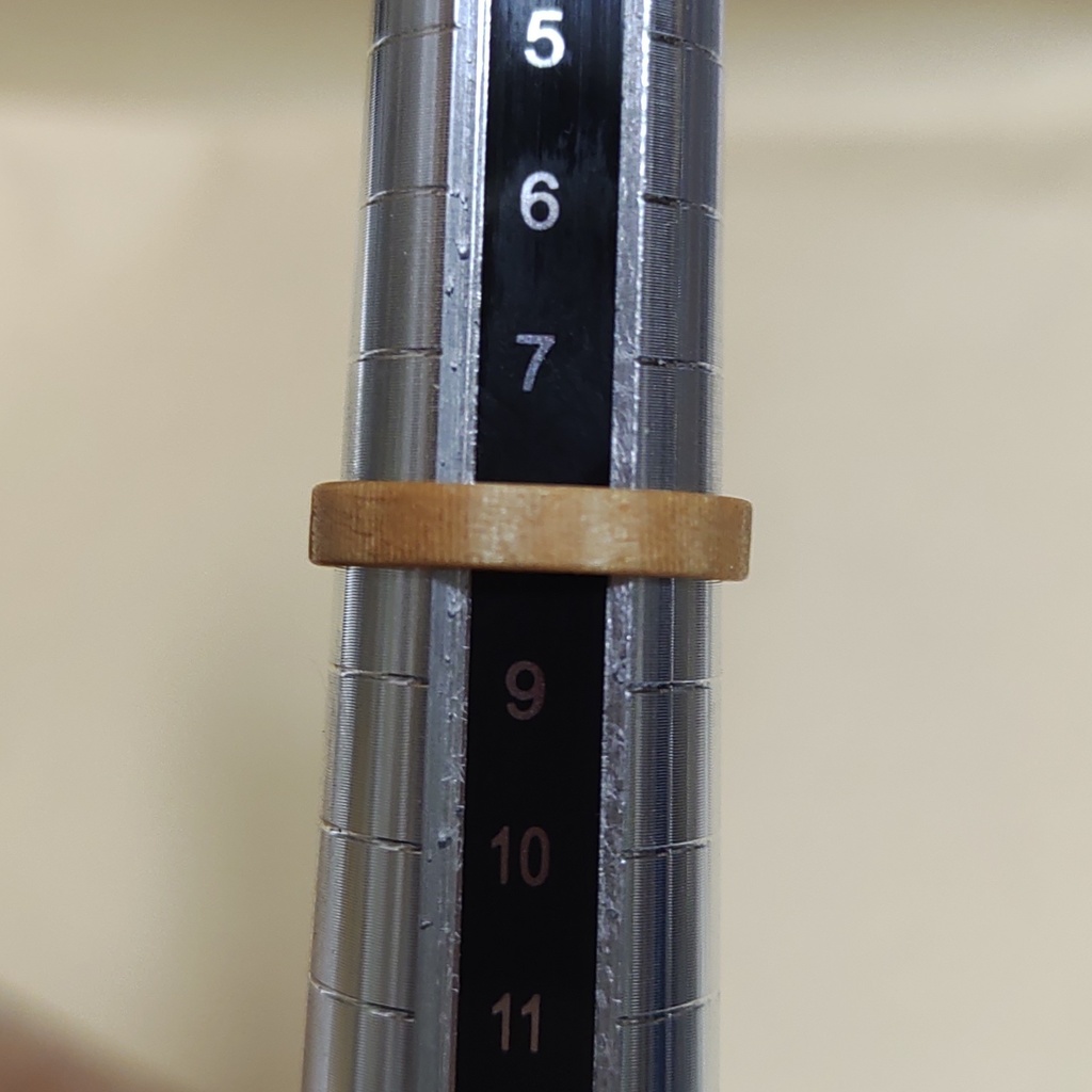 栃リング(日本 約8号 / US size:~5.0) 指輪