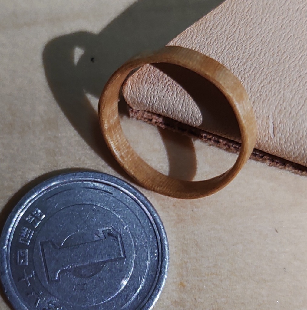 栃リング(日本 約8号 / US size:~5.0) 指輪