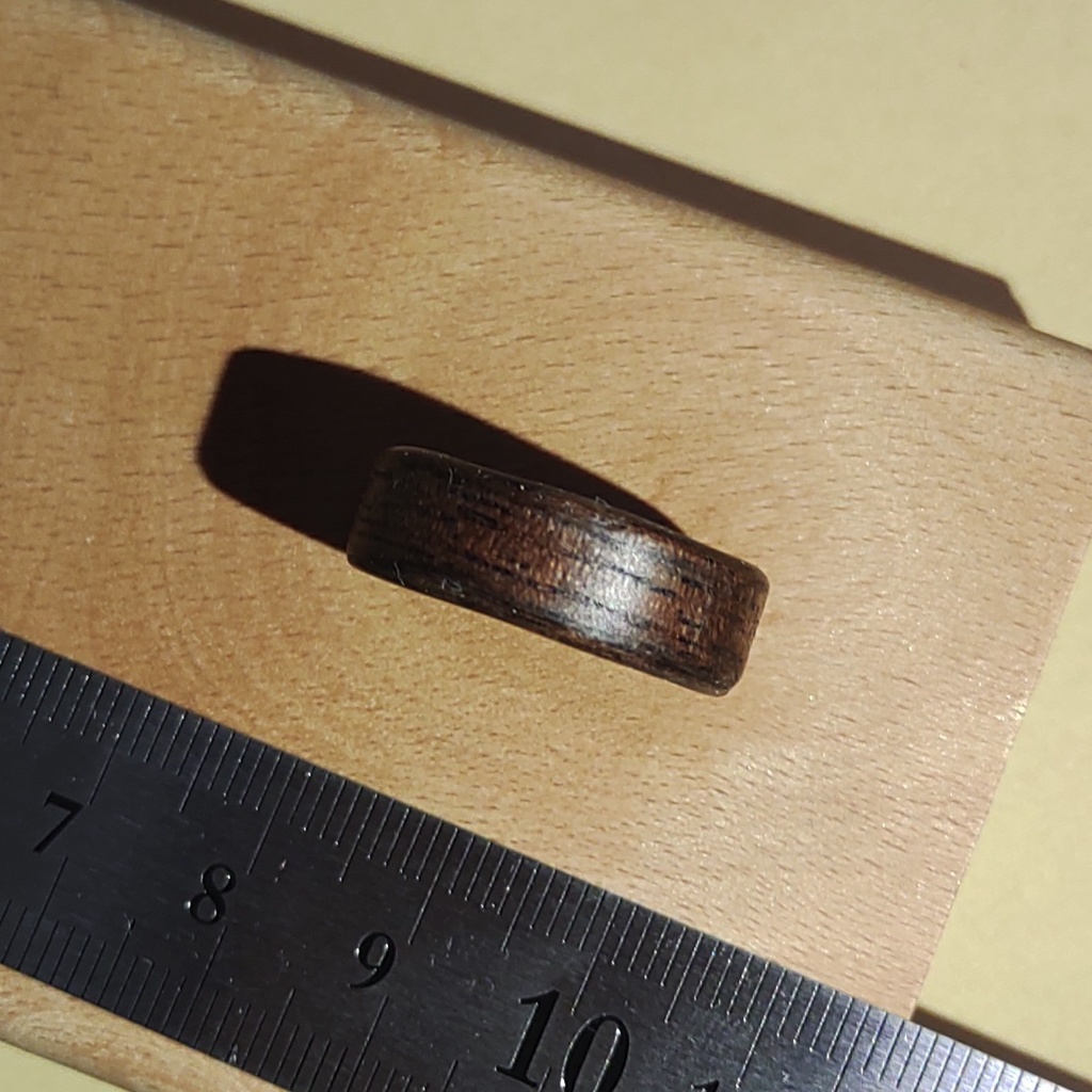 ウォールナットリング(日本 約15.5号 / US size:~8.0) 指輪