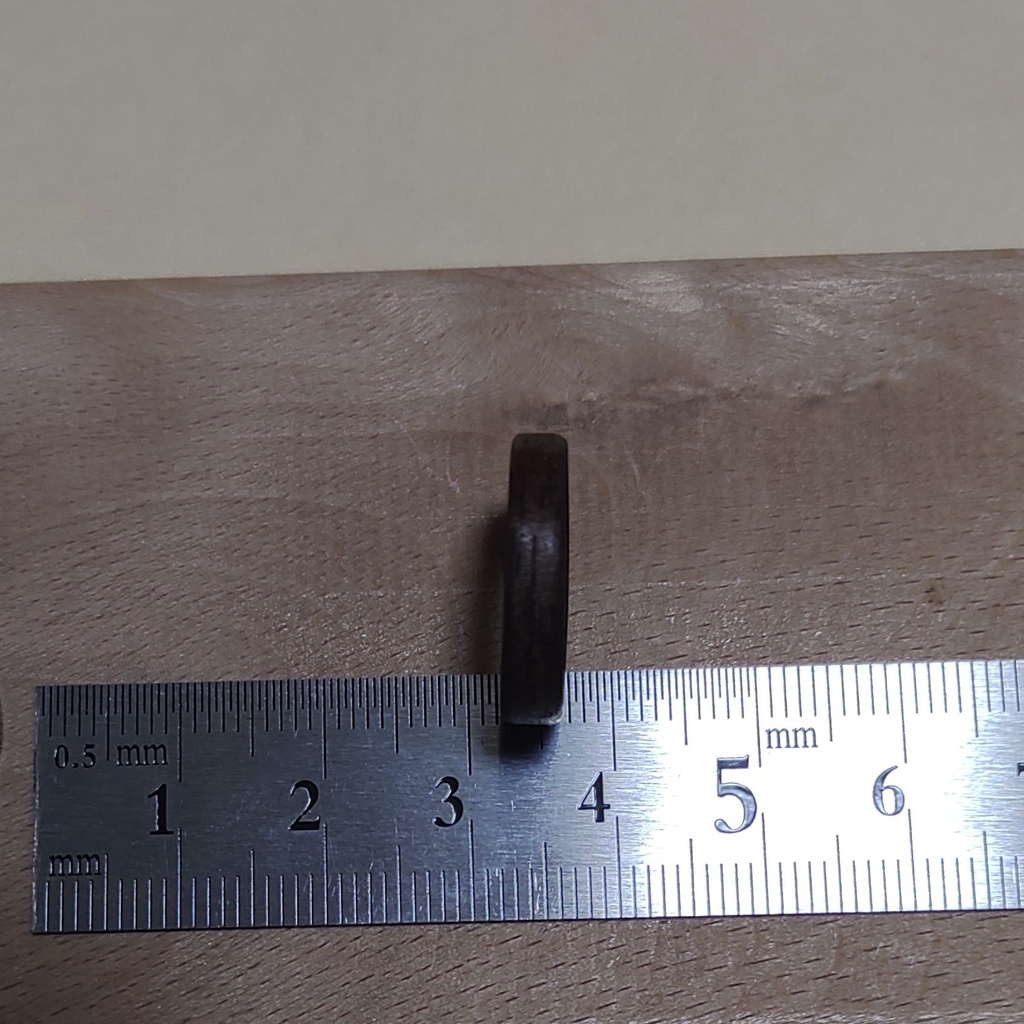 ウォールナットリング (日本 約9号 / US size:~5.5) 指輪