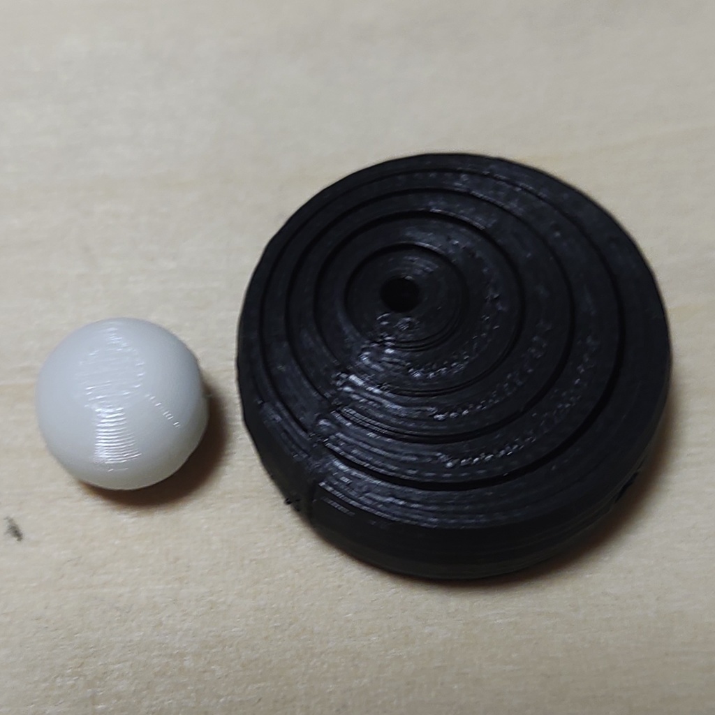 【アウトレット】依存性のない偏心玉葱フィジェット(台座あり)