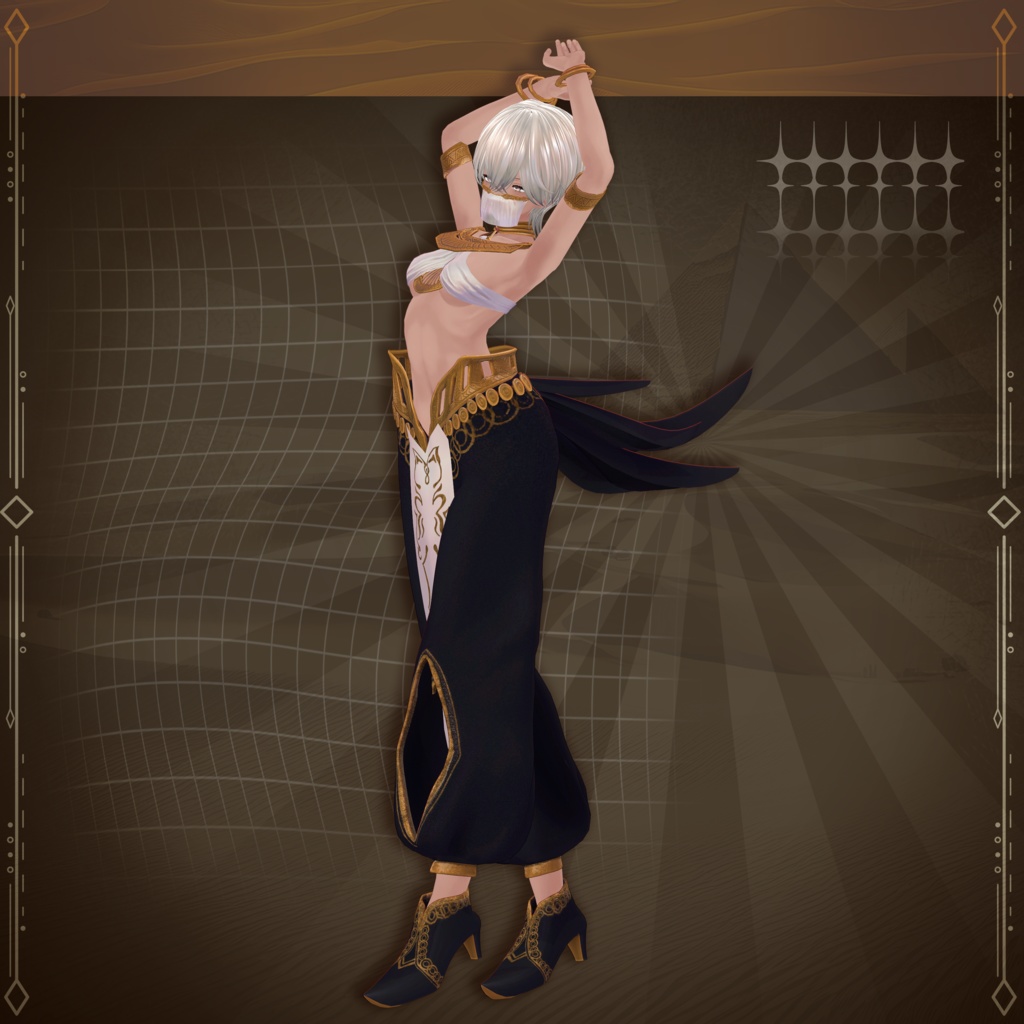 【20アバター対応】Divine Anubis Attire【MA対応】