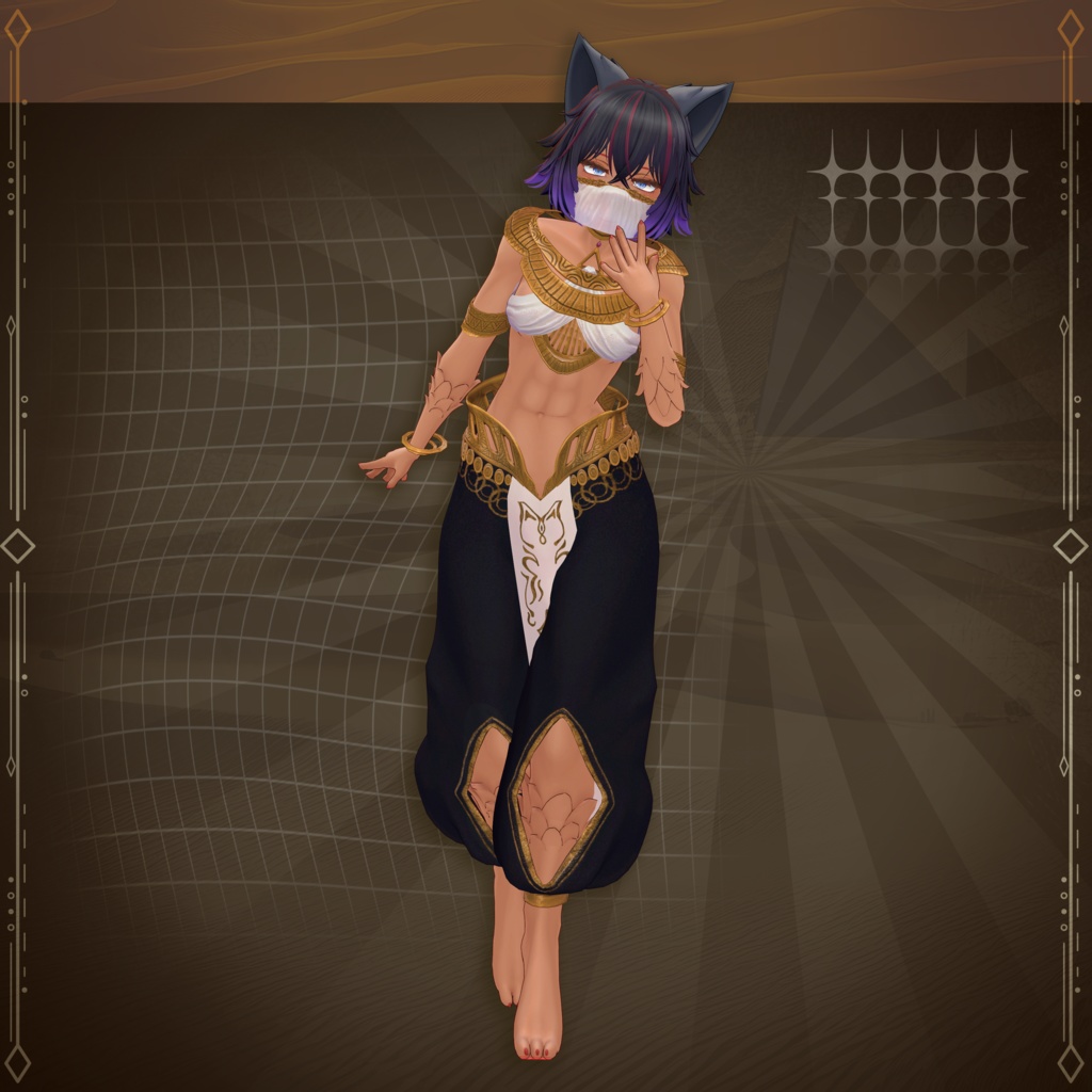 【20アバター対応】Divine Anubis Attire【MA対応】