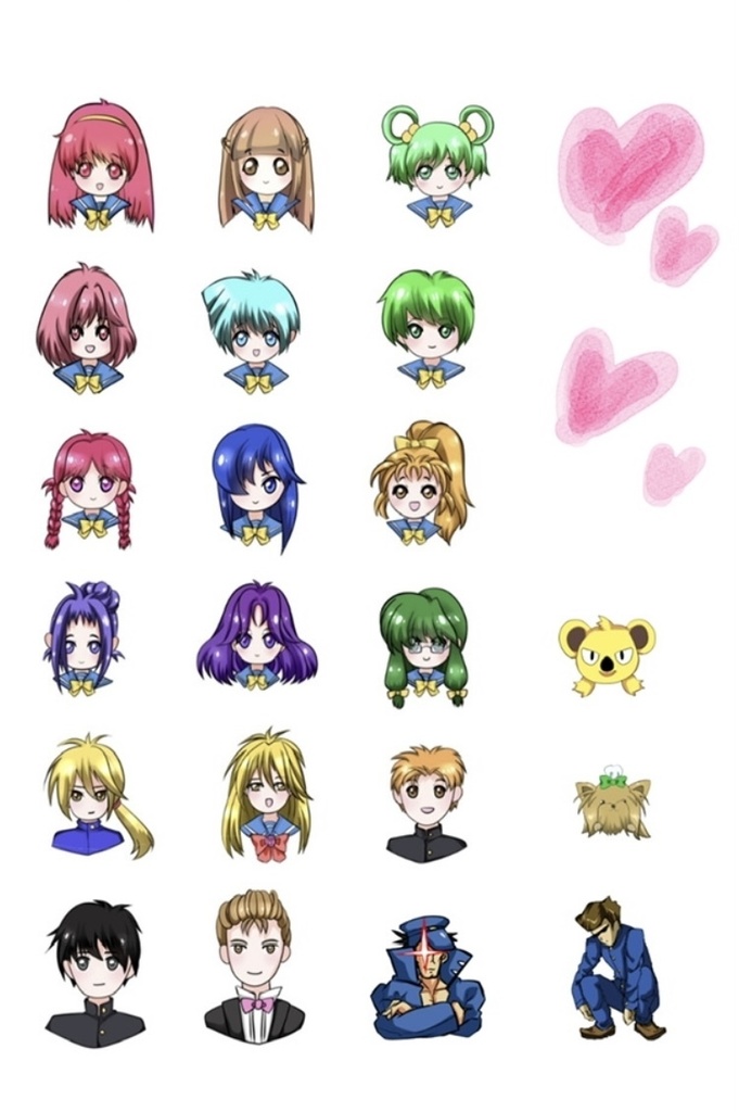 ときメモシャカレジンシャカストラップ