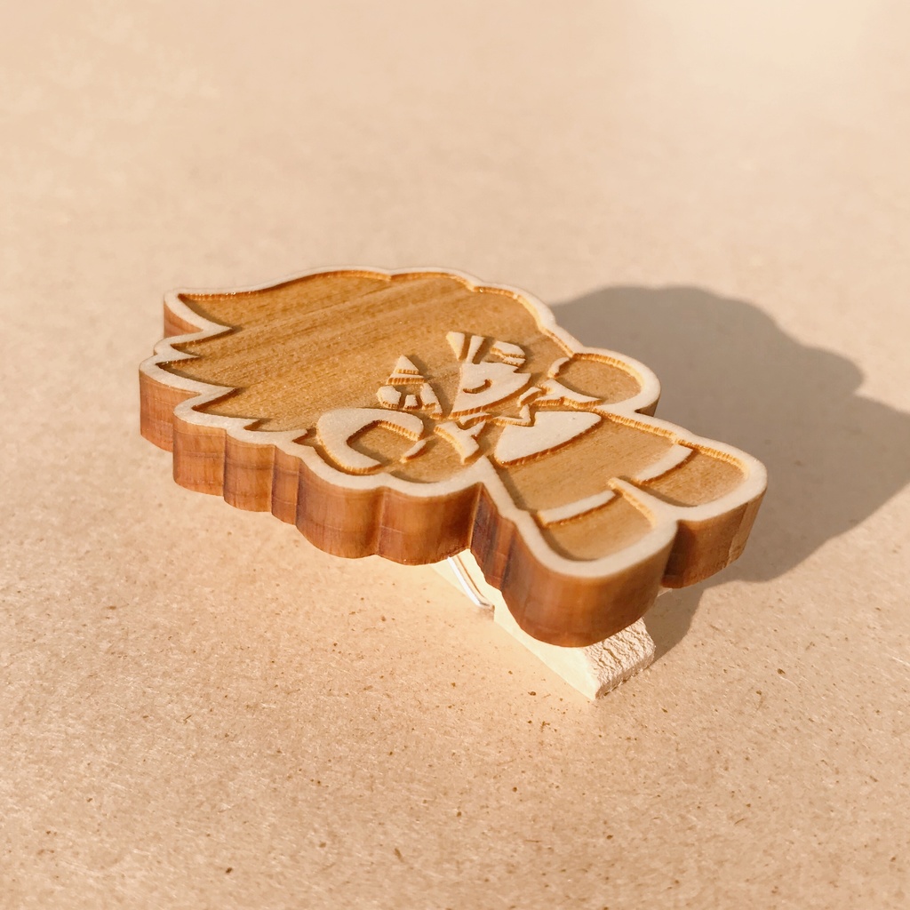 Onigiri Smile KOGウッドクリップ