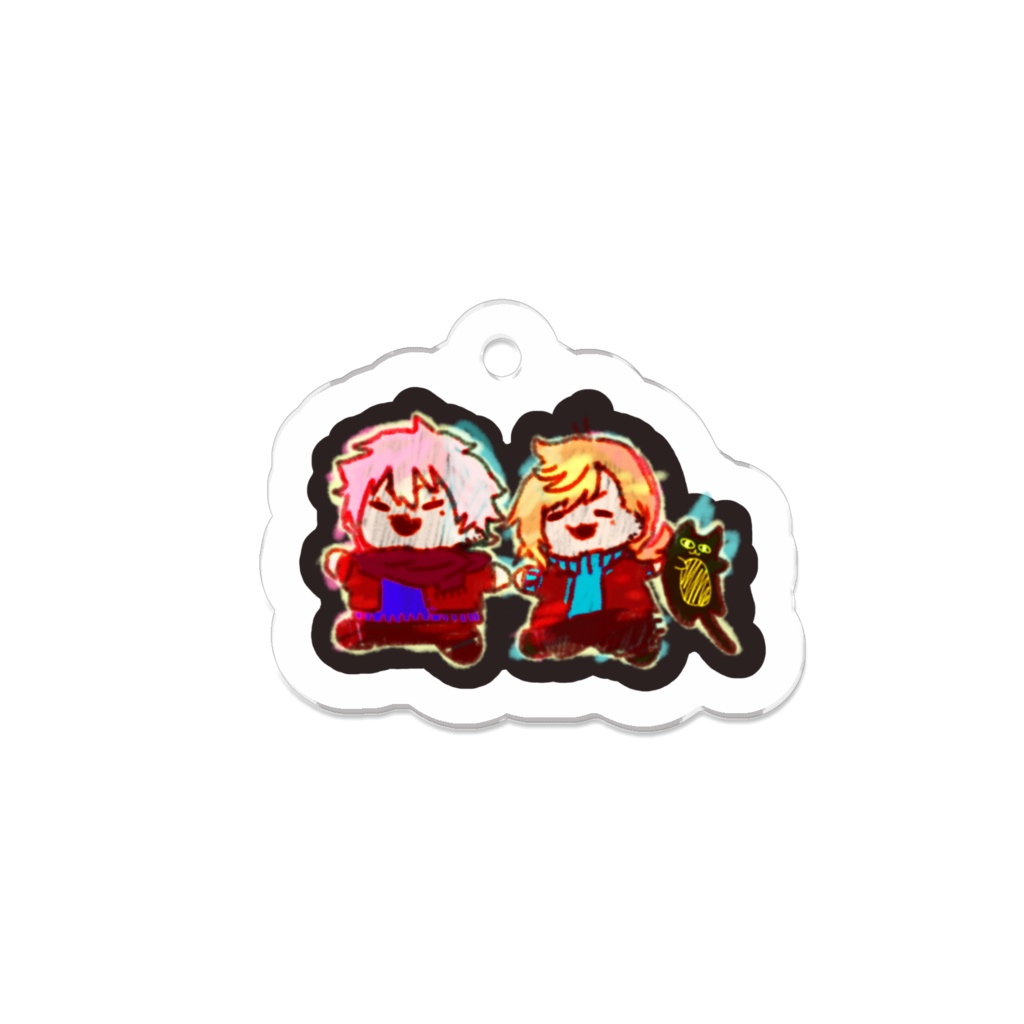 【非公式】みにくろのわアクキー(黒)