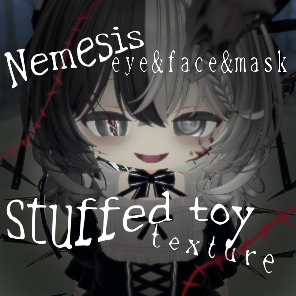 【stuffed toy texture】ネメシス/Nemesis用eye＆facetexture＋mask