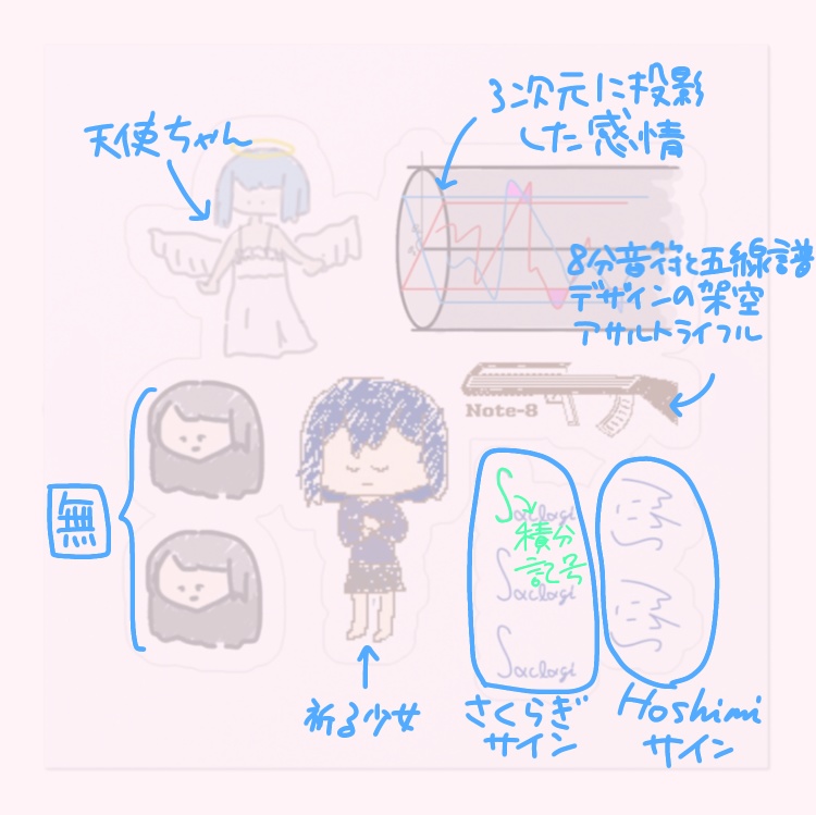 さくらぎよくばりステッカー
