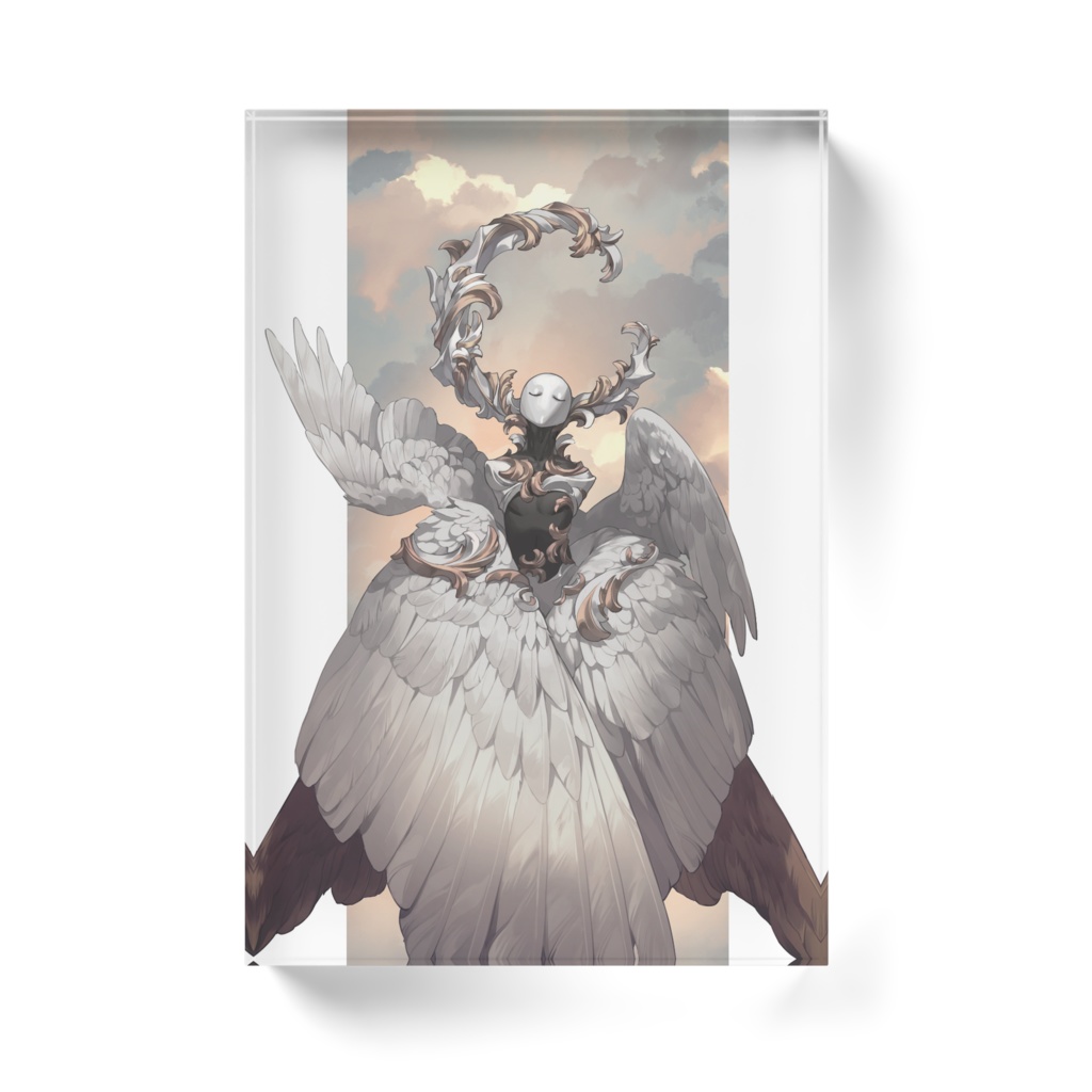 アクリルブロック_翼の人