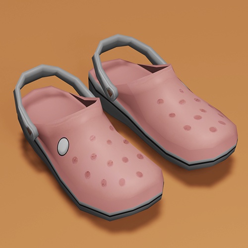 shoes, slipper / FBX