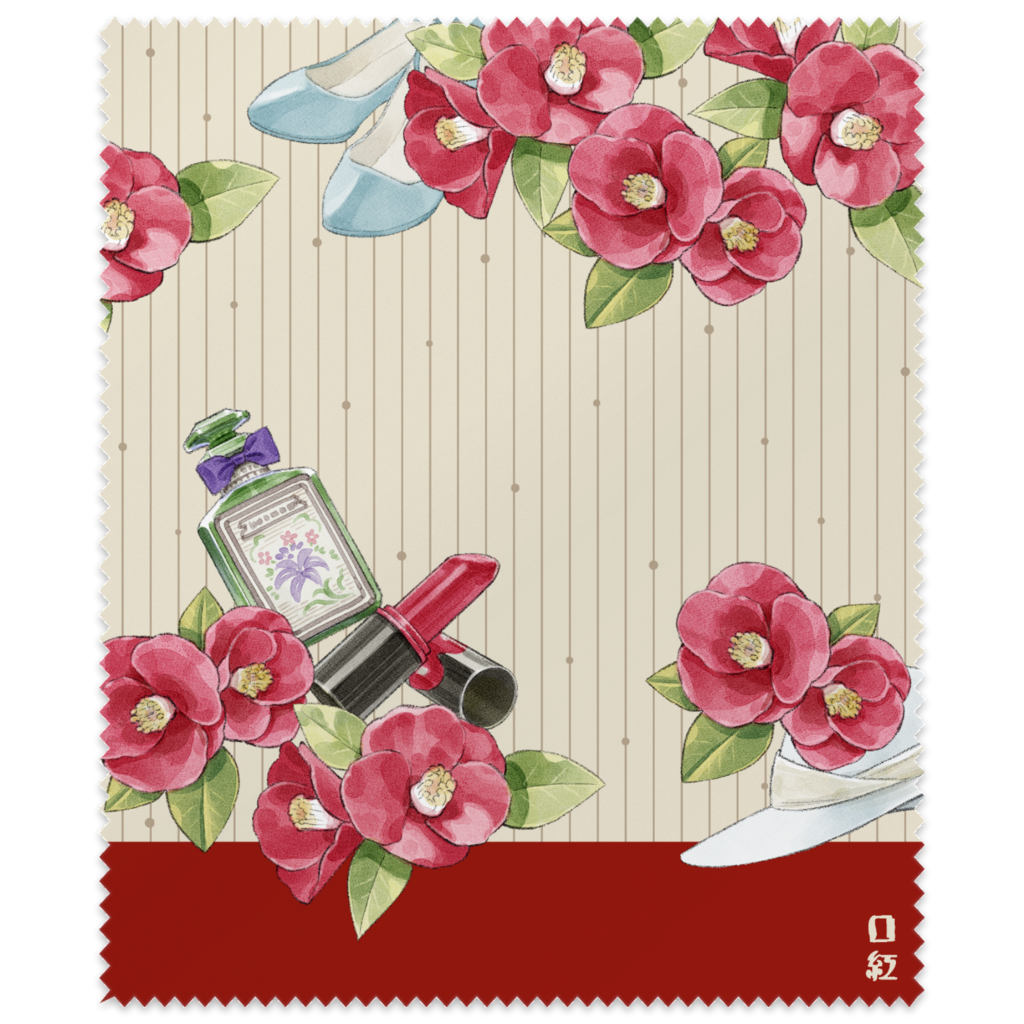 メガネ拭き（口紅）