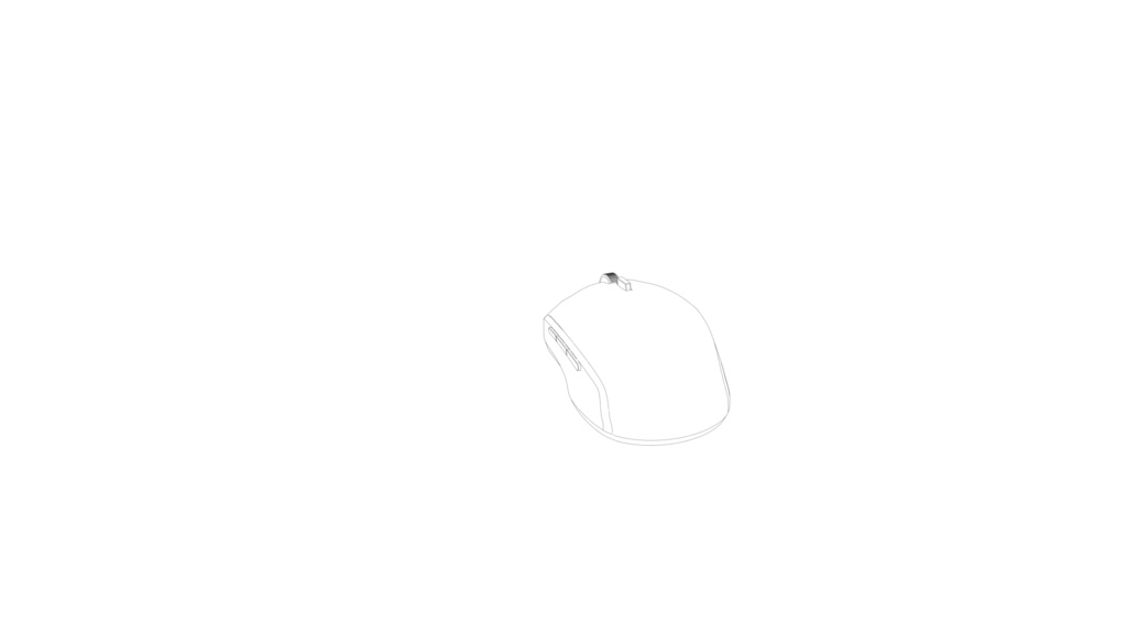 可憐のマウス 線画用 Blender2.9