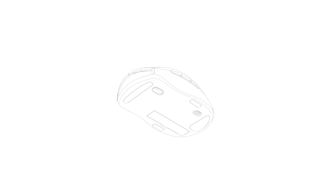 可憐のマウス 線画用 Blender2.9