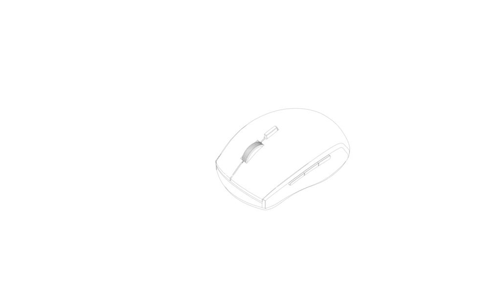 可憐のマウス 線画用 Blender2.9