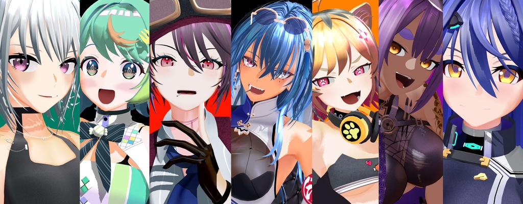 【無料配布】非公式あおぎり高校ＭＭＤ二次創作モデル