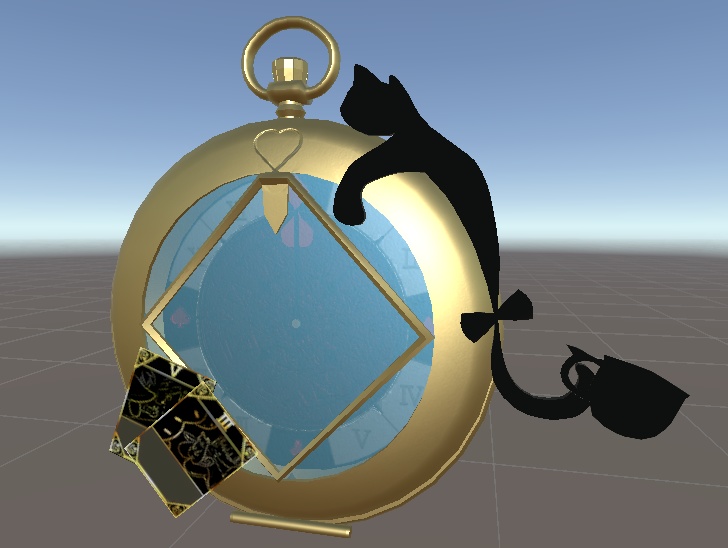 【VRC想定】オリジナル懐中時計