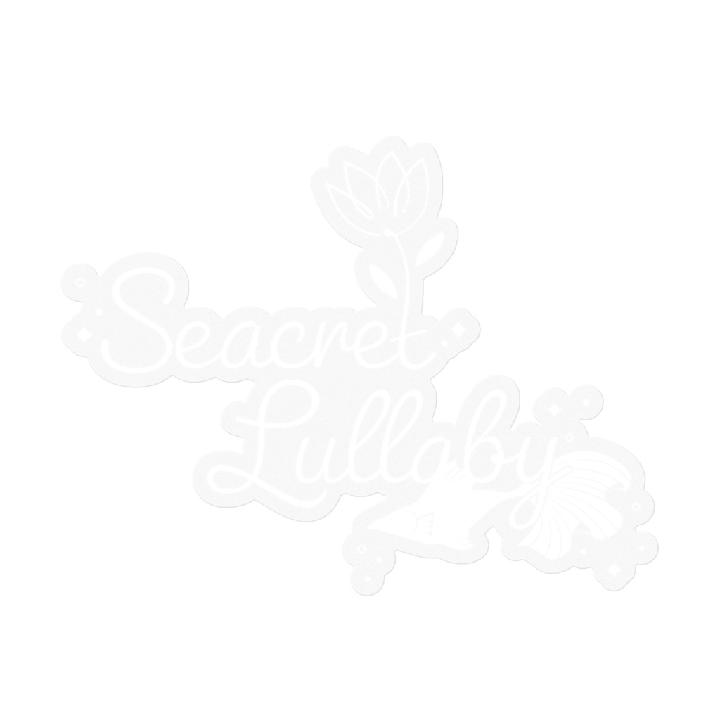 Seacret Lullaby(白) クリアステッカー