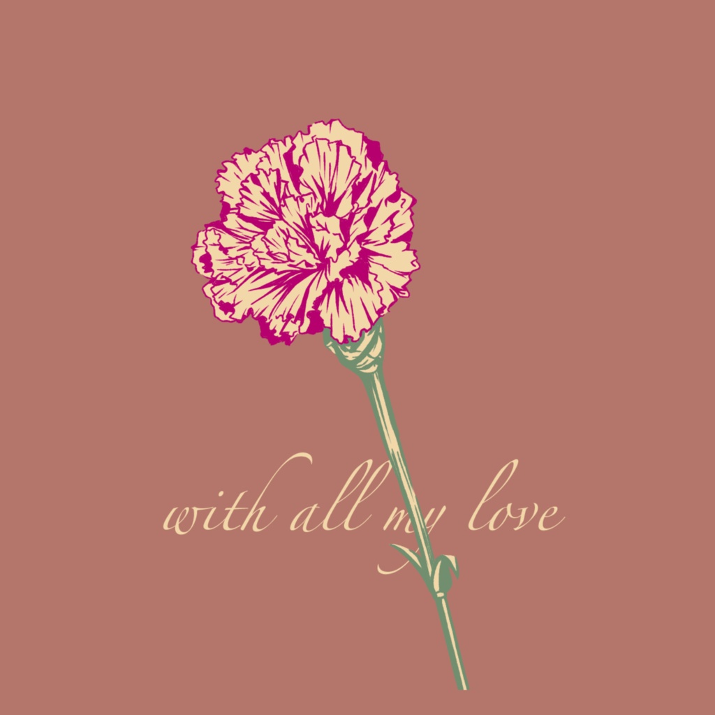 エコバッグ【カーネーション】