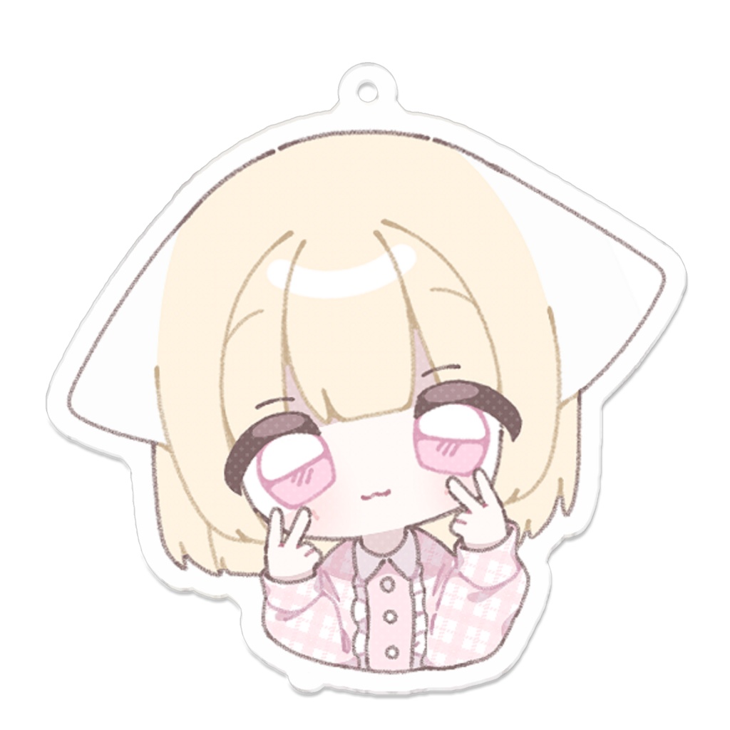 お塩アクキー(ピース)