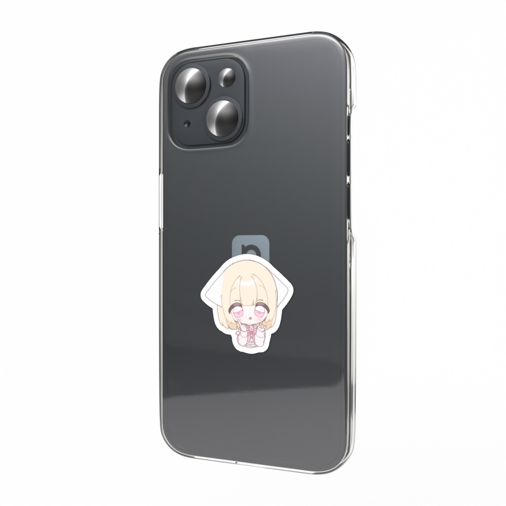 お塩ステッカー（あっかんべー）