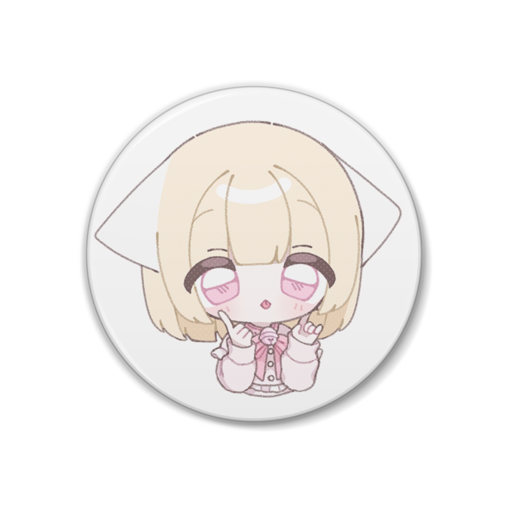 お塩缶バッチ(あっかんべー)