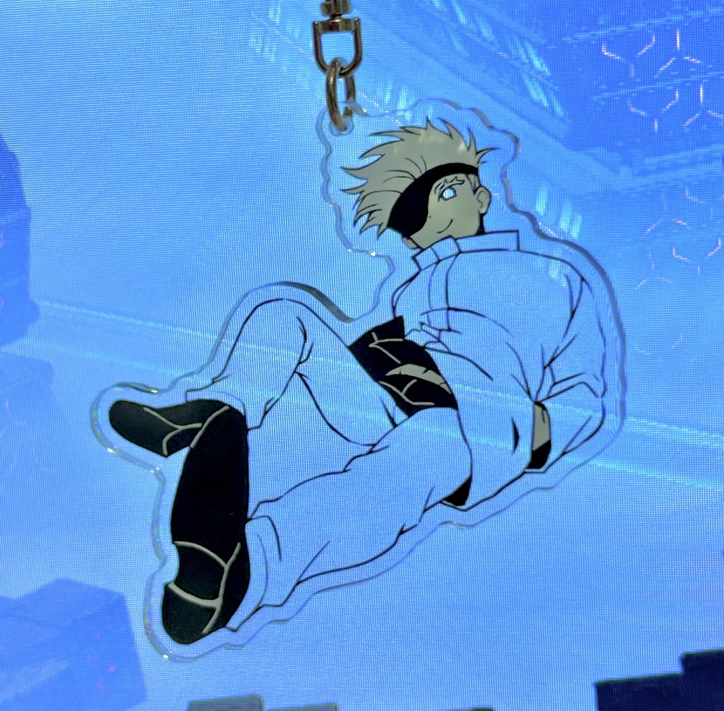 【アクリルキーホルダー】五条悟透かしアクキー