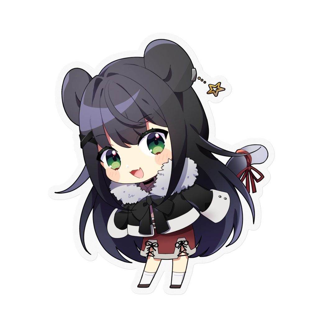 虎宮こはく SDステッカー