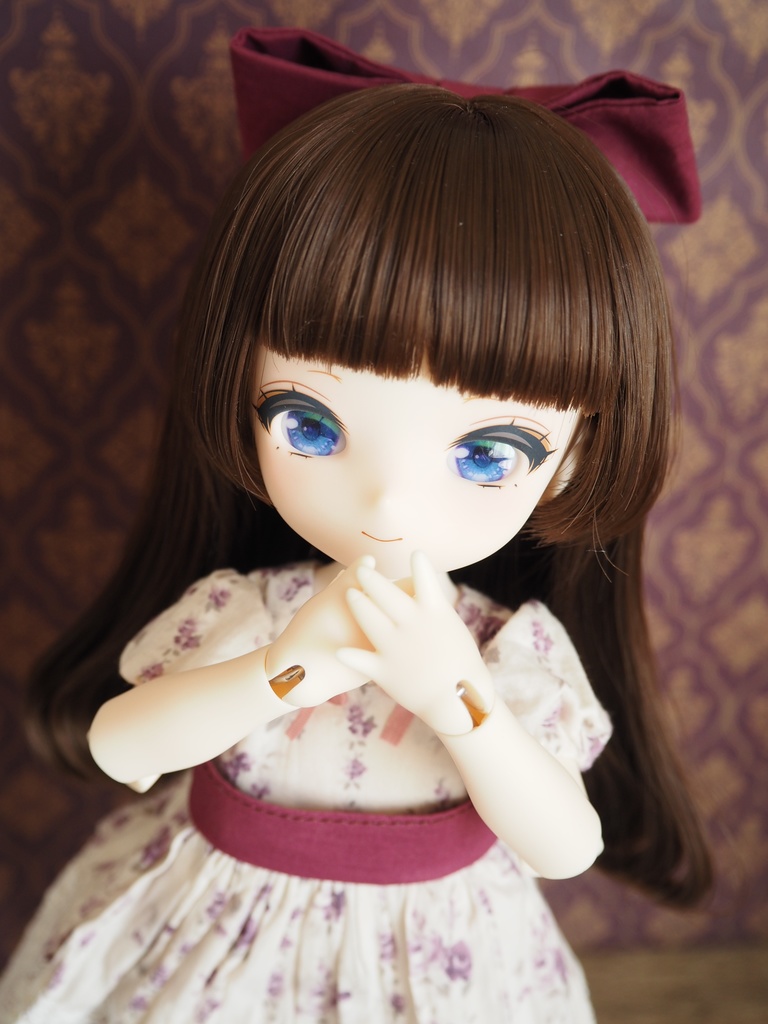 【幼SDサイズ】ローズストライプワンピース