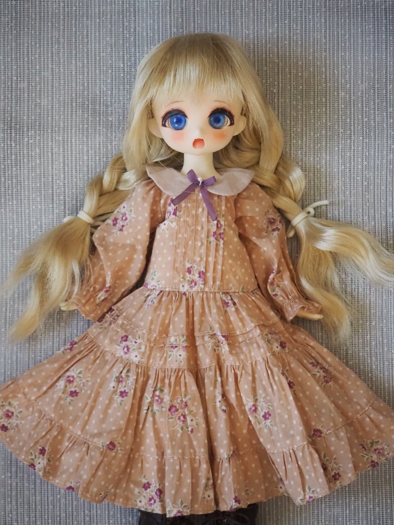 【幼SDサイズ】ティアードワンピース