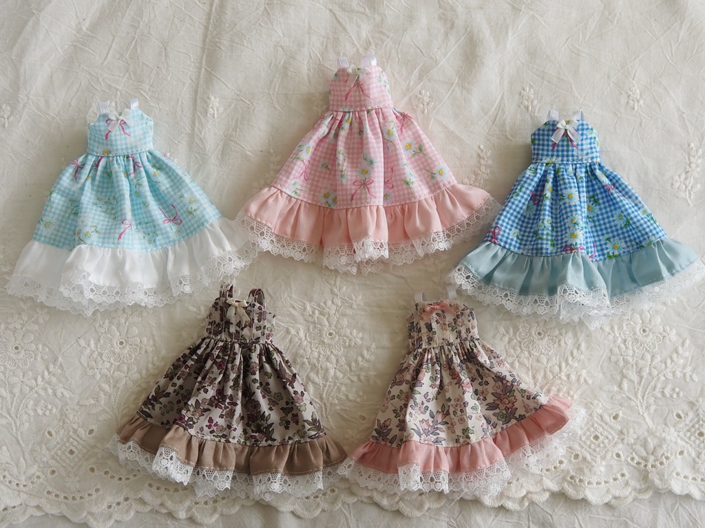 【高身長1/12サイズ】花柄サマードレス