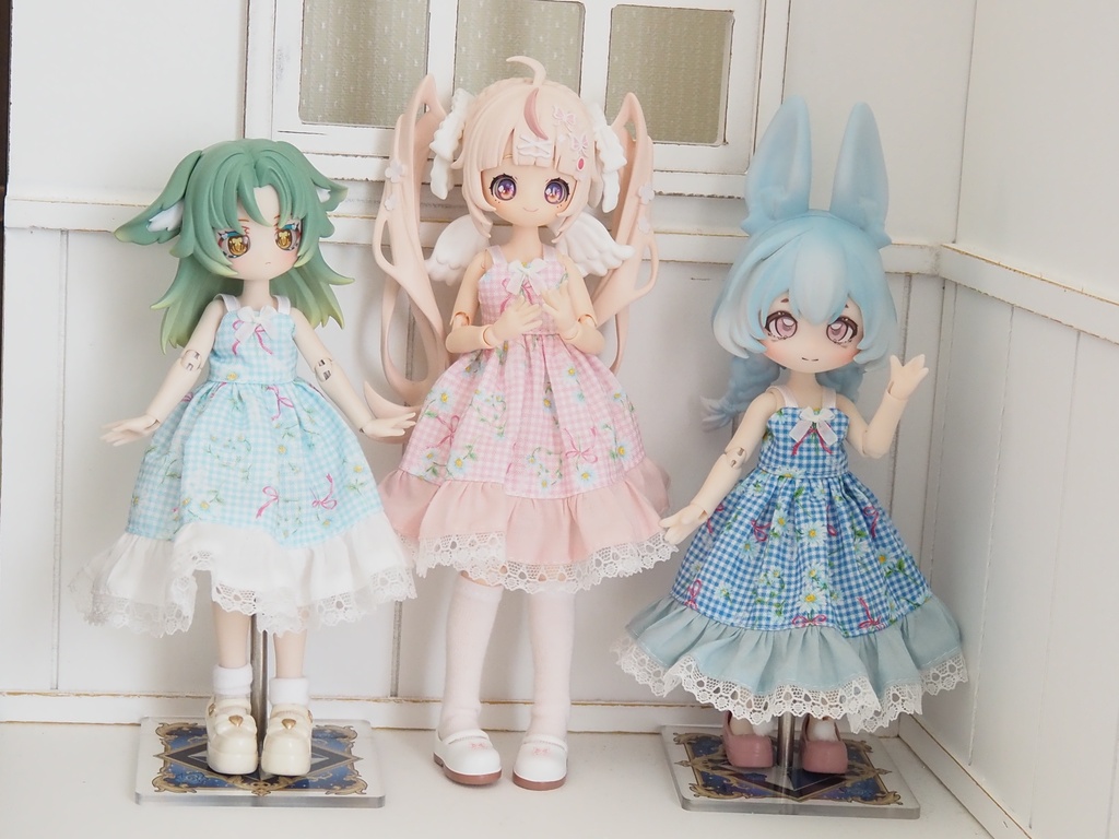 【高身長1/12サイズ】花柄サマードレス