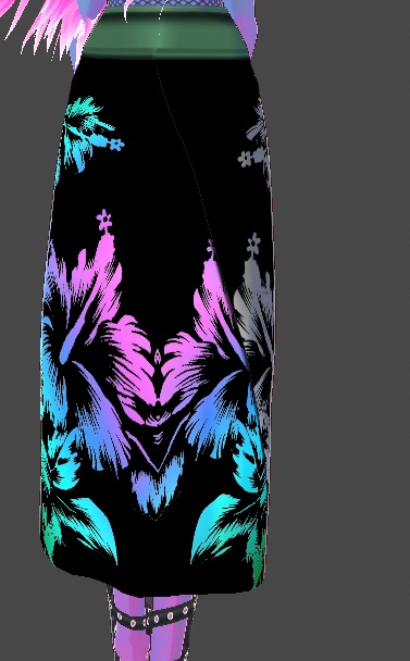 Rainbow Wrap Skirt