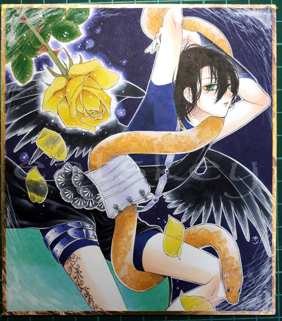 【原画】ミニ色紙1