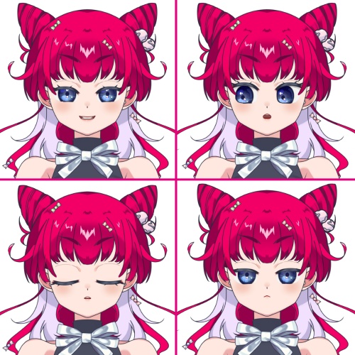 ≪Live2D≫汎用モデル≪FaceRig・VTube Studio対応≫