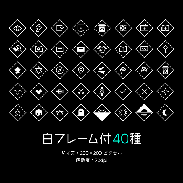 TRPGアイコン40種×11パターン - witsui - BOOTH