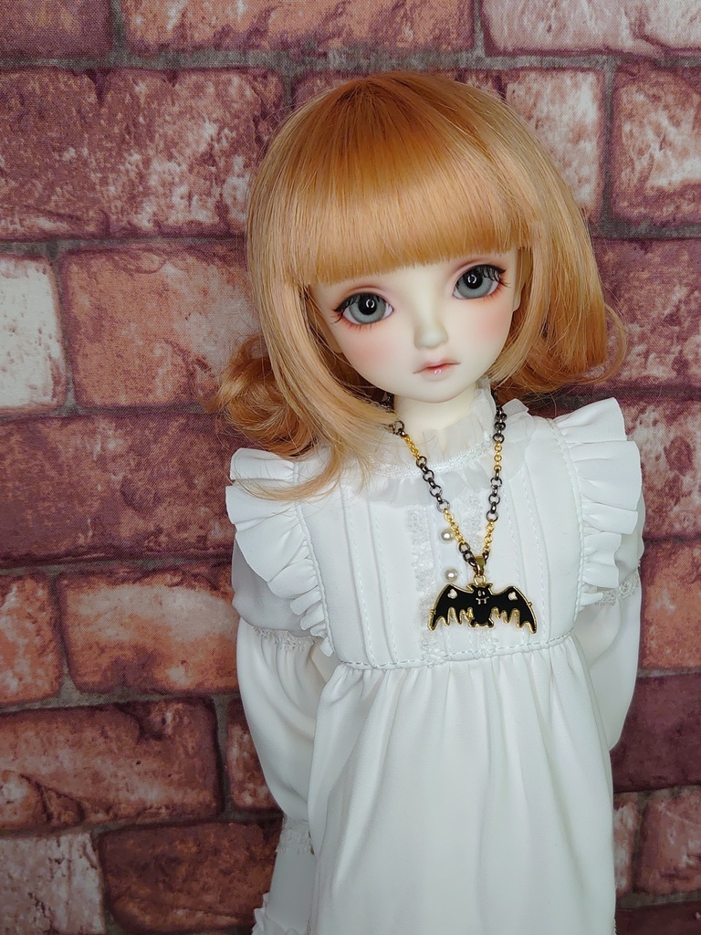 ハロウィンバットネックレス ドール用