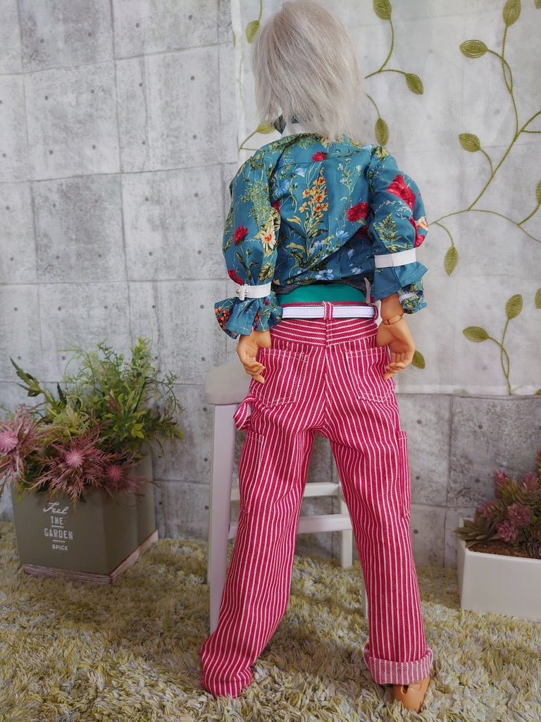 腰履きペインターパンツ