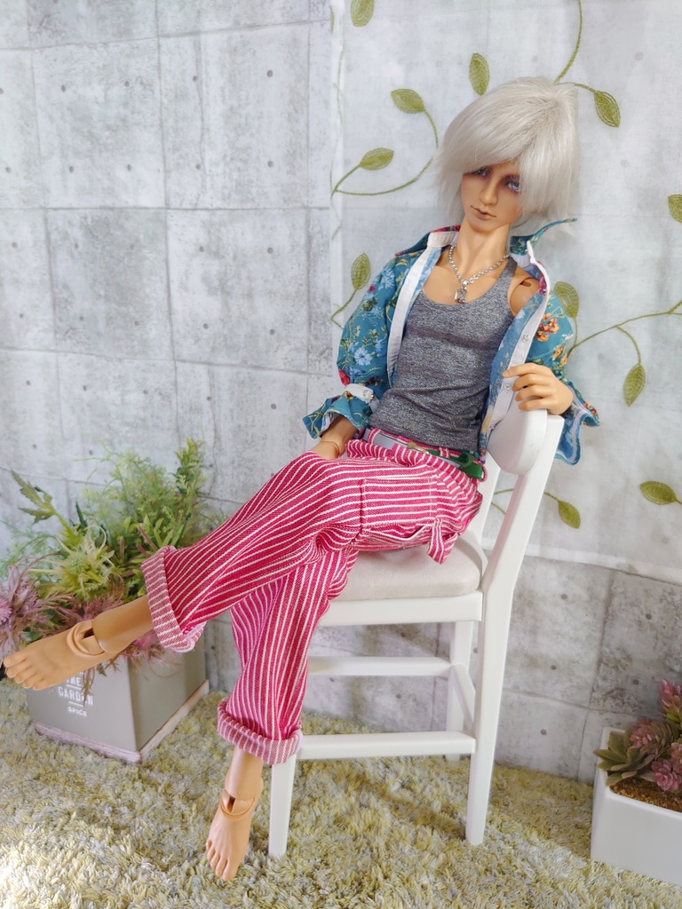 腰履きペインターパンツ