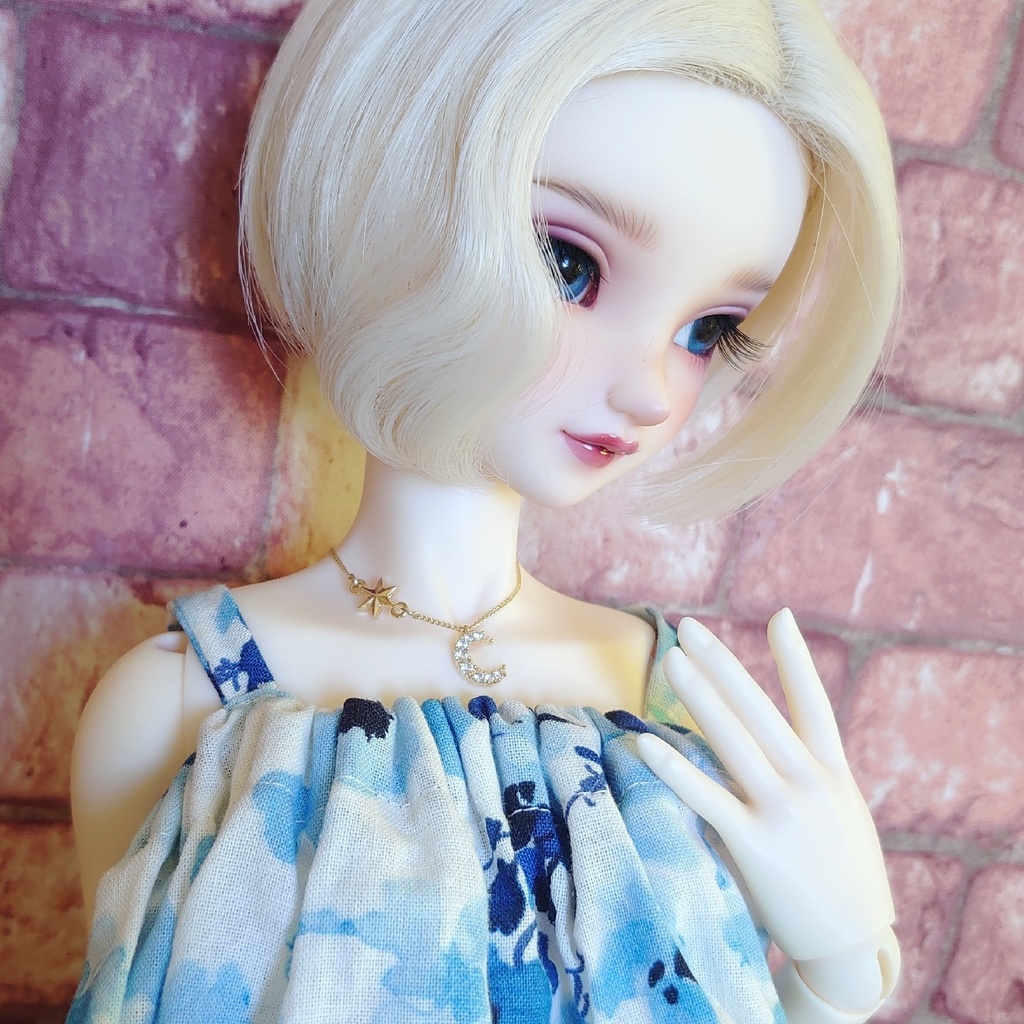 一番星輝く三日月のネックレス