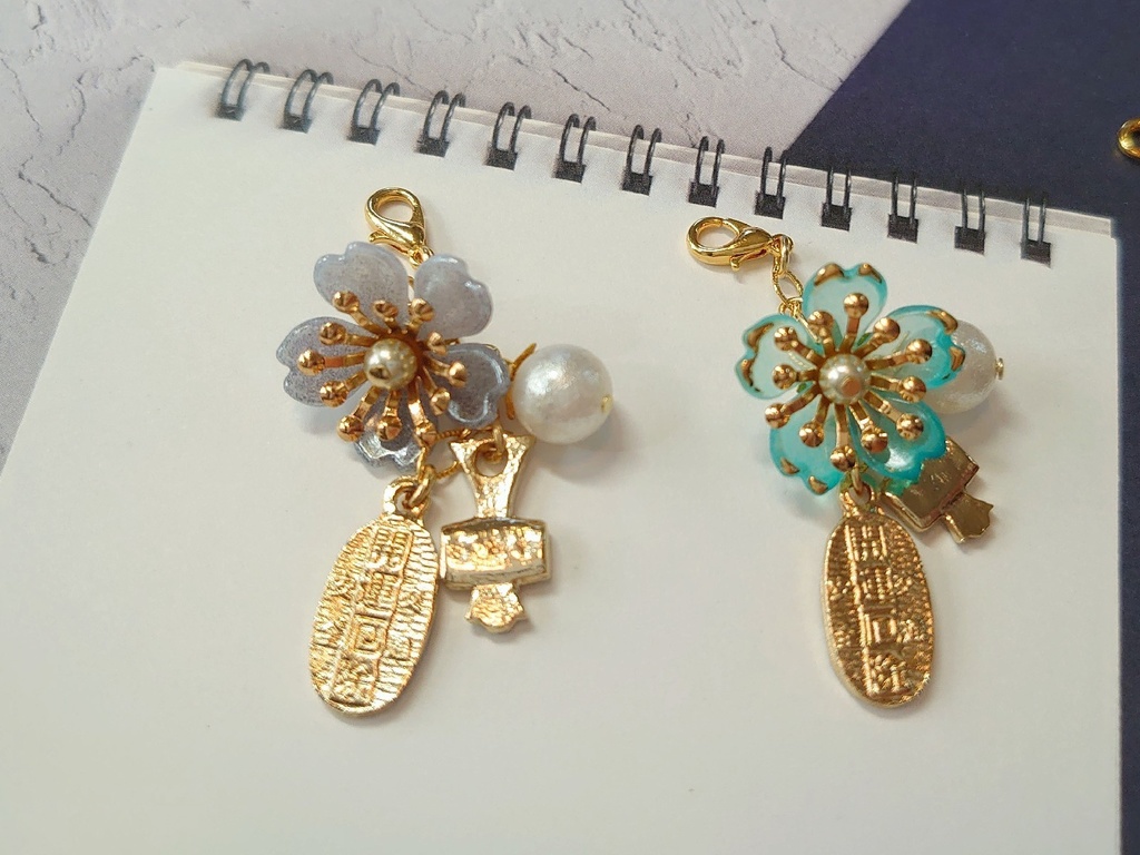 桜咲く~打出の小槌と小判~のアクセサリーチャーム