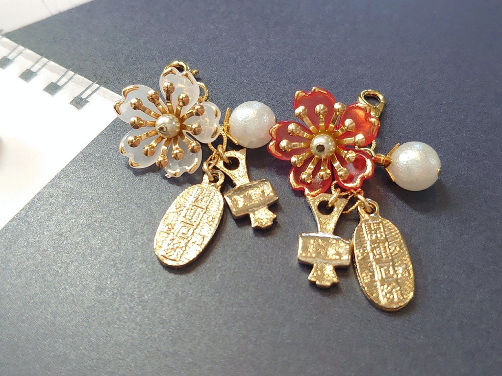 桜咲く~打出の小槌と小判~のアクセサリーチャーム
