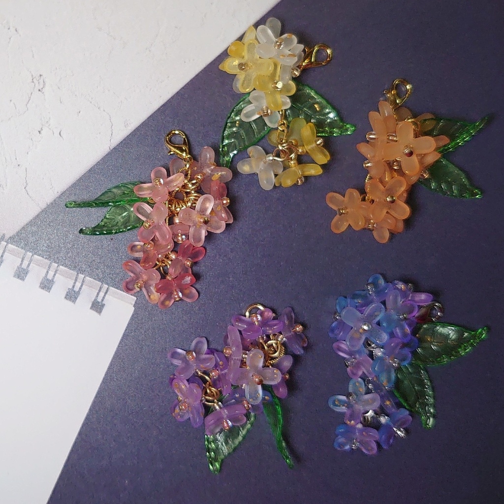 金木犀モチーフのもちマス用アクセサリーチャーム