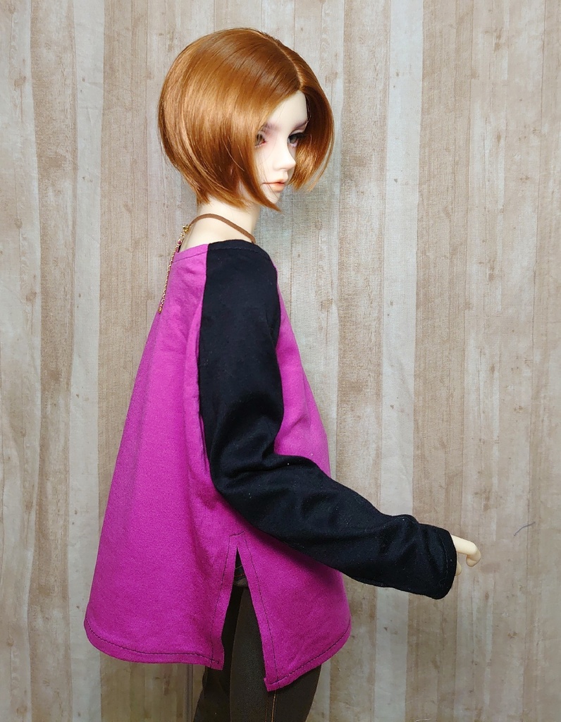 ラグランカットソー(無地)