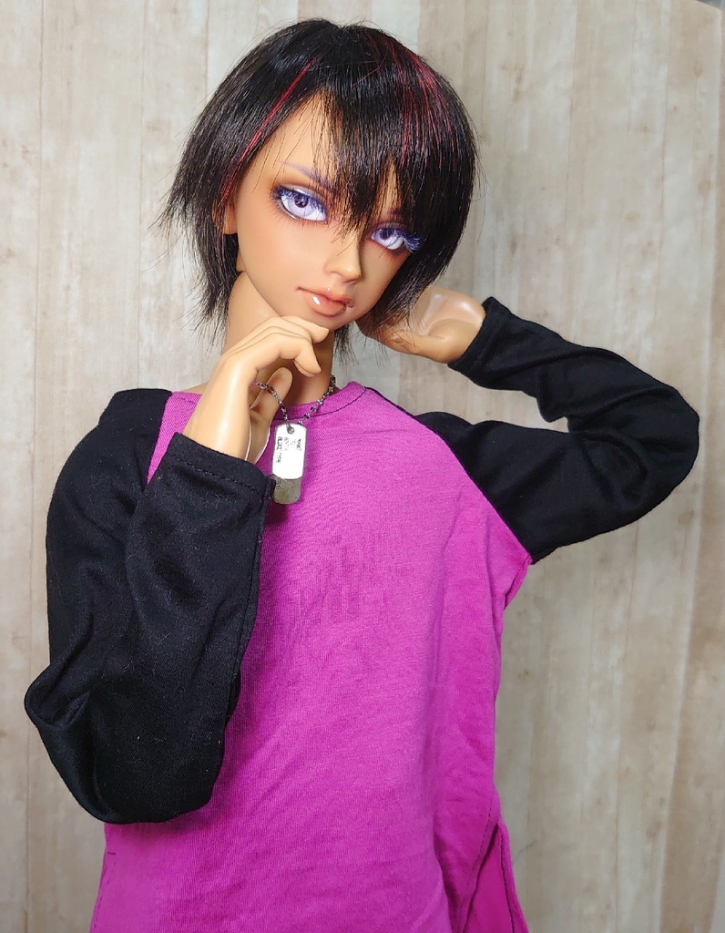 ラグランカットソー(無地)