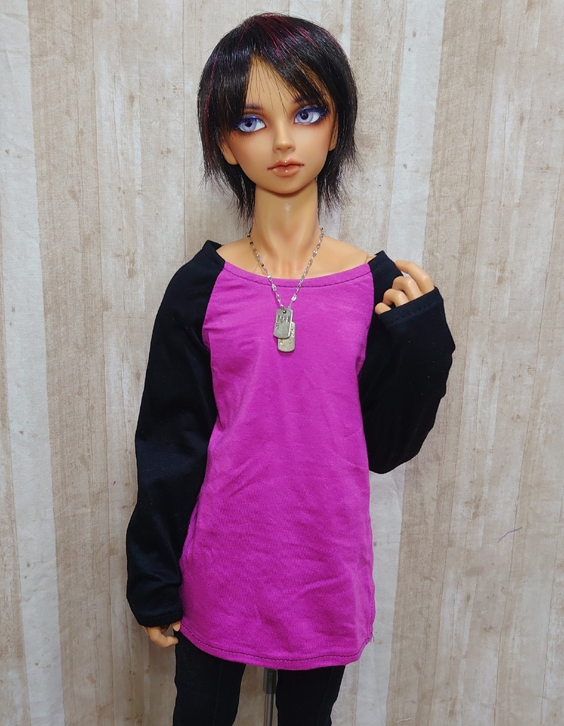 ラグランカットソー(無地)