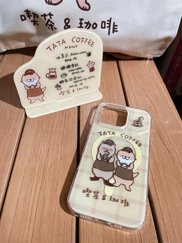 カワウソ&カピバライラストiPhone16シリーズ Apple MagSafe対応スマホケース