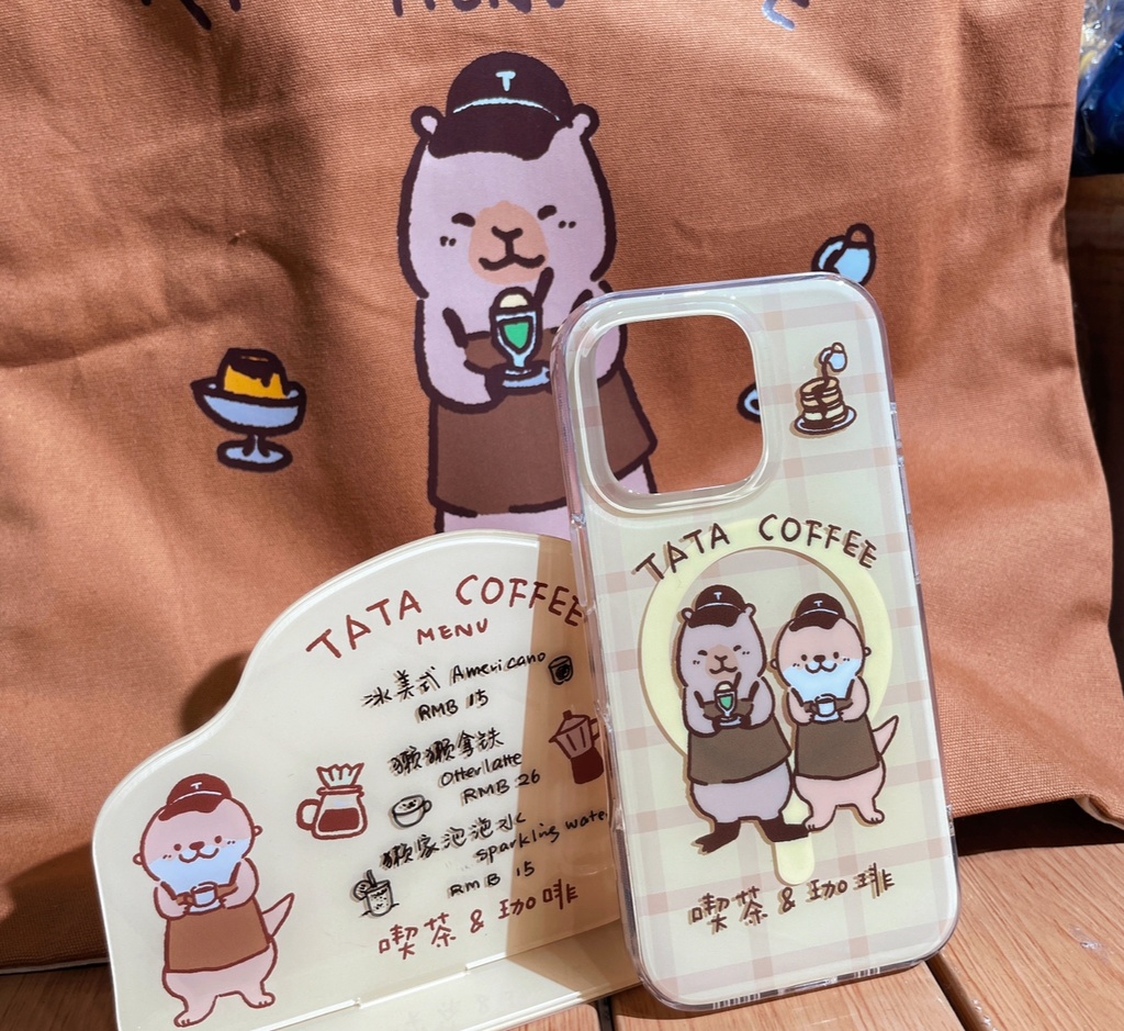 カワウソ＆カピバライラストiPhone16シリーズ Apple MagSafe対応スマホケース